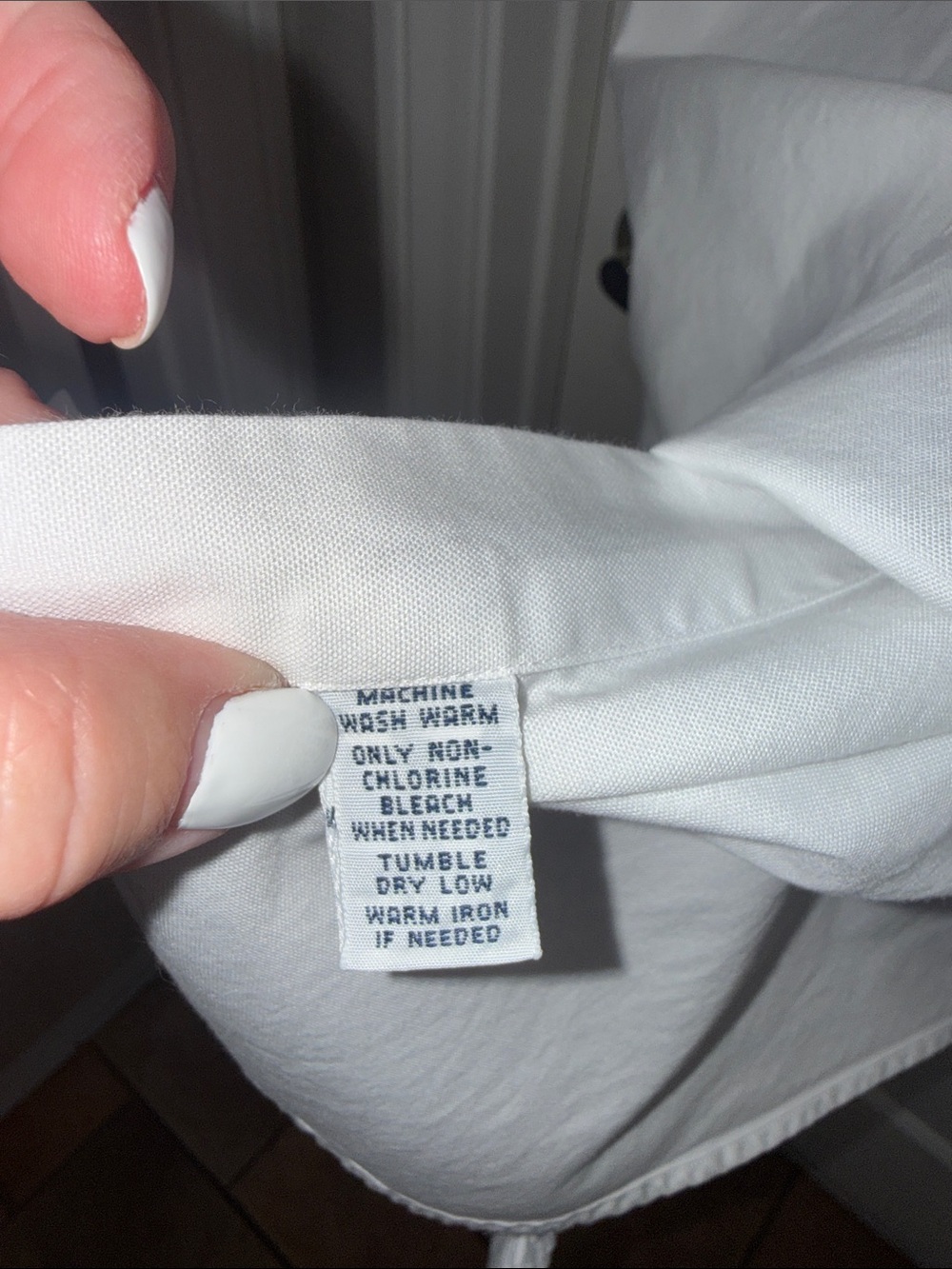 Ralph Lauren White Button-Down Oxford Shirt with Navy Pony - Classic Fit - Picture 5 of 8